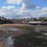 Beach at low tide in Whitby Estuary