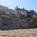 Whitby Cottages above the beach