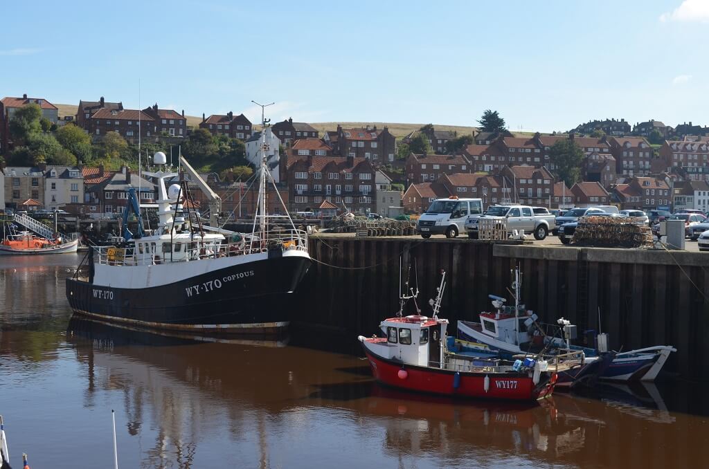Fishing boat in Whitby Harbour