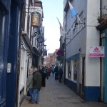 Narrow streets in East Whitby
