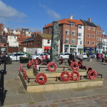 Poppies at Whitby Memorial