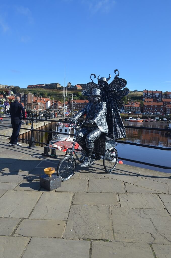 Street Entertainer Whitby Quay Side