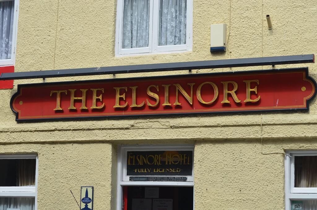 The Elsinore Pub Sign in Whitby