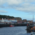 Whitby Harbour and West Cliff