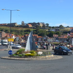 Roundabout and Art, Station Square, Whitby